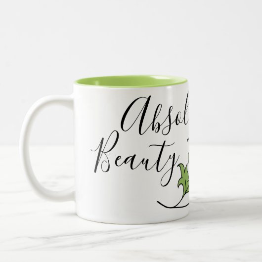 Beauté absolue Mug café à deux tons (Gauche)
