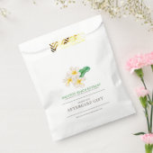 Beauté après-soins sacs cadeaux frangipani aquarel (Scellé)