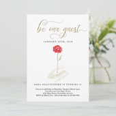 Beauté & Bête Invitation Anniversaire (Debout devant)