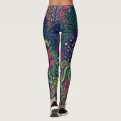 Beauté botanique Leggings floraux (Dos)