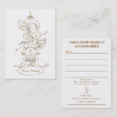 Beauté - Carte de visite (Devant / Derrière)