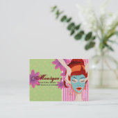 Beauté Carte de visite Cosmétique Beauté Salon Car (Debout devant)