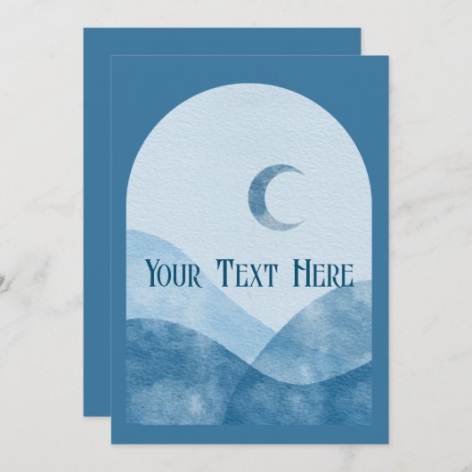 Beauté celtique | FAIRE-PART DE MARIAGE (Devant / Derrière)