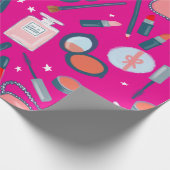 Beauté cosmétique motif emballage cadeau rose (Coin)