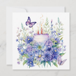 Beauté d'anniversaire : Jardin enchanté Carte d'an