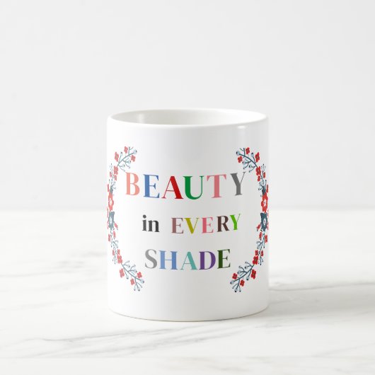 Beauté Dans Chaque Mug De Café À L'Ombre (Centre)