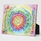 Beauté dans la vie Angel Art Peinture Plaque cadea (Côté)