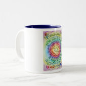 Beauté dans la vie arrondie Rainbow Mug (Devant gauche)