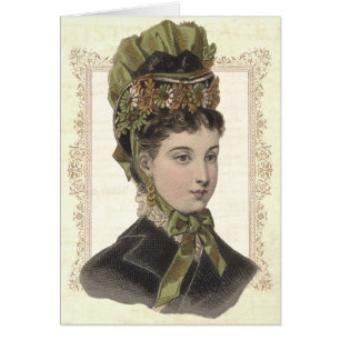 Beauté d'automne d'une mode victorienne de