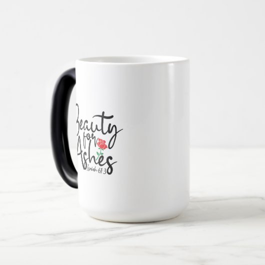 Beauté de cendres Morpher Mug (Devant gauche)