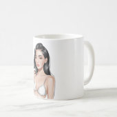 Beauté de la plage Mug (Devant droit)