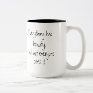 Beauté de motivation de tasse de café de citation