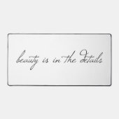 Beauté Desk Mat (Recto)