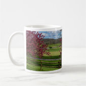 Beauté Du Printemps À Rivercut Café Mug (Gauche)