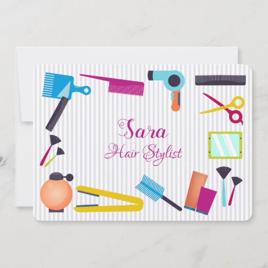 Beauté Eléments scolaires Invitation (Devant)