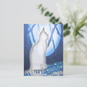 Beauté en carte postale blanche (Debout devant)