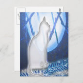 Beauté en carte postale blanche (Devant / Derrière)