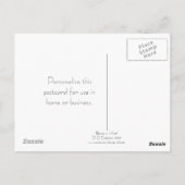 Beauté en carte postale blanche (Dos)