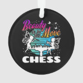 Beauté en mouvement - Filles Joueuse d'échecs (dos)