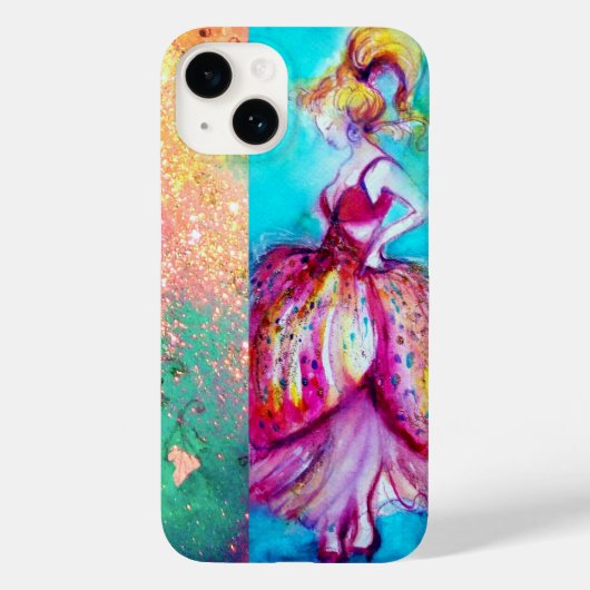 BEAUTÉ EN ROSE / Plante papillon magique Coque - (Verso)