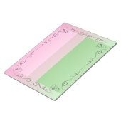 Beauté en souffle Roselle Grand Bloc-notes (Incliné)