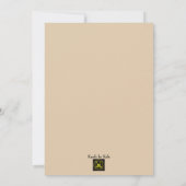 Beauté et la bête Rose Sweet 16 Invitation (Dos)