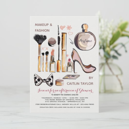 Beauté et style Invitation (Debout devant)