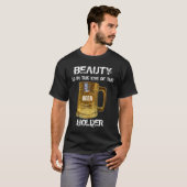 Beauté et T-shirt de bière (Devant entier)