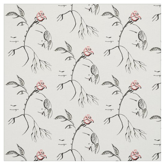 Beauté et tissu rose de bête (Échantillon)