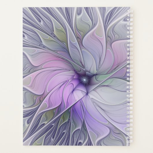 Beauté étonnante Fleur d'art Abstrait fractal mode (Dos)