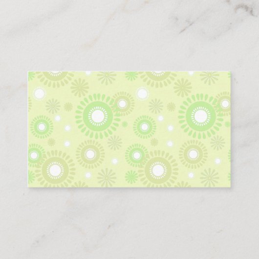 Beauté Eyelash Cartes de visite (Dos)