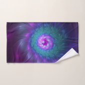 Beauté florale Abstraite Fleur d'art fractionnée c (Serviette à main)