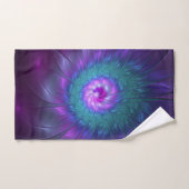 Beauté florale Abstraite Fleur d'art fractionnée c (Serviette à main)