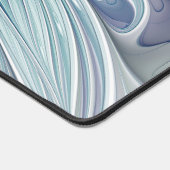 Beauté florale Abstraite moderne Blue Pastel Flowe (Coin)