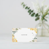 Beauté florale Notes personnalisées Carte de boîti (Debout devant)