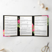 Beauté Florales Lash Extensions Brochure noire (Intérieur)