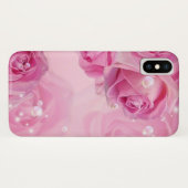 Beauté florissante : coque iphone rose (Dos (Horizontal))