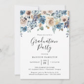 Beauté florissante | Invitation du Graduation Part (Devant)