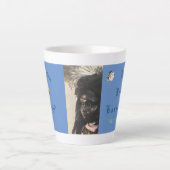 Beauté foncée vintage Mardi Gras Latte Mug (Devant)