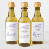 Beauté lavage étiquette lavande logo ou personnali (Bouteilles)