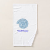 Beauté marine (Serviette à main)