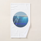 Beauté marine glacier- (Serviette à main)