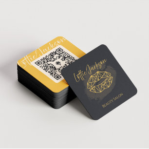 Beauté moderne Cartes de visite personnalisés