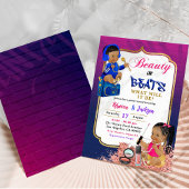 Beauté moderne ou Beats Genre Reveillez Invitation