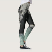 Beauté naturelle Pale Green River Granite Leggings (Droite)