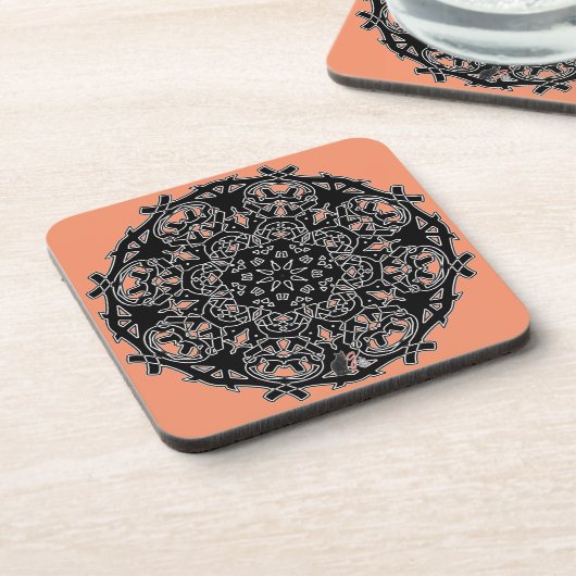 Beauté Octa Glyph Dessous de verre Dusk (Côté gauche)