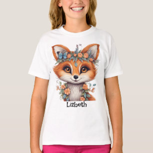 Beauté personnalisée Fox T-Shirt : Graceful et C