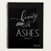 Beauté pour Ashes Christian Bible Verse Planner (Devant)