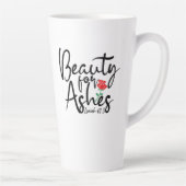 Beauté pour cendres Grand latte Mug 17 oz. (Droite)