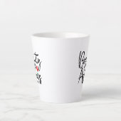 "Beauté pour cendres" - Petite tlatte Mug 12 oz. (Devant)